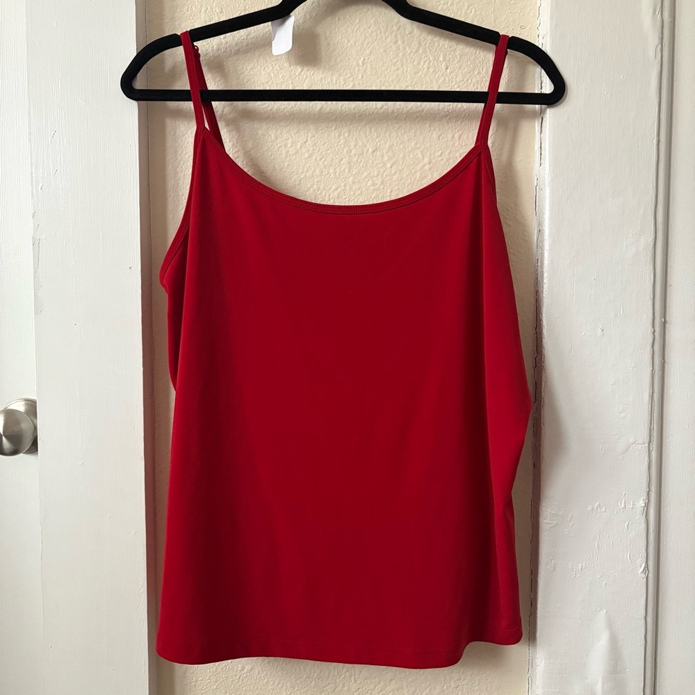 Lane Bryant Vibrant Red Camisole Top